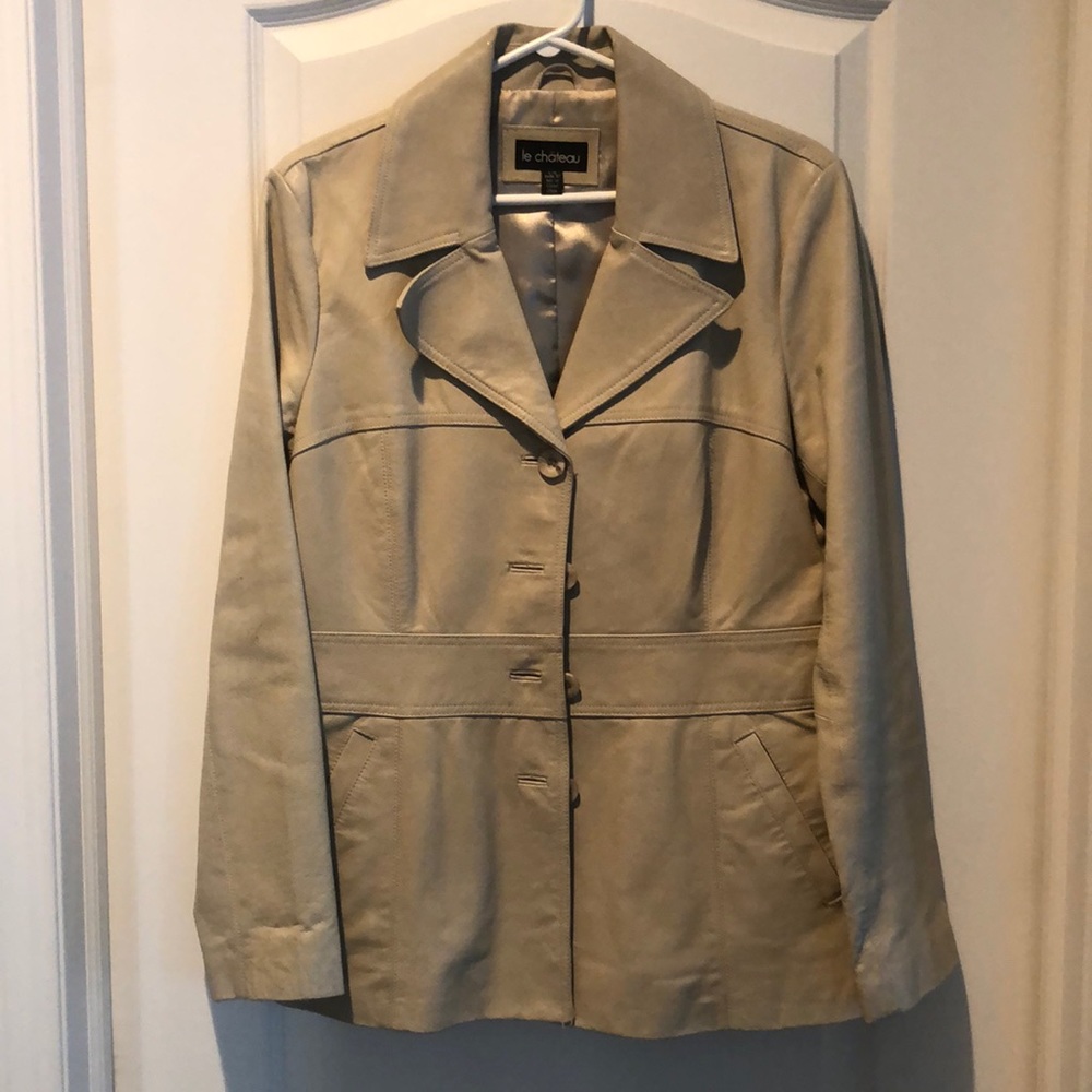 GUC le chateau leather jacket